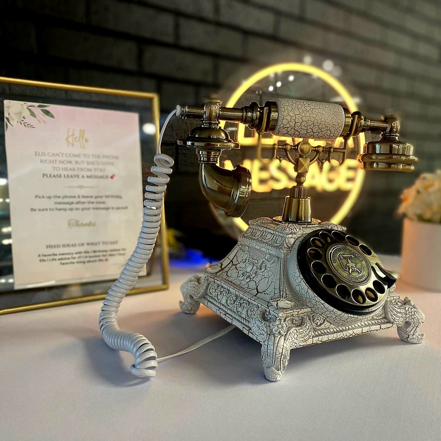 Audio Guest Book Phone
