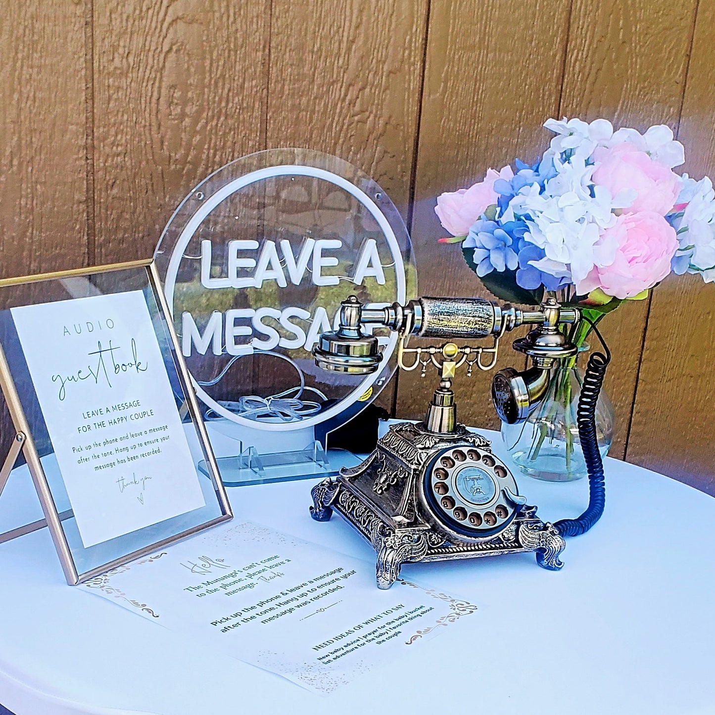 Audio Guest Book Phone